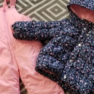 Carter's Puffer Coat and Snow Pants Set (12 M)